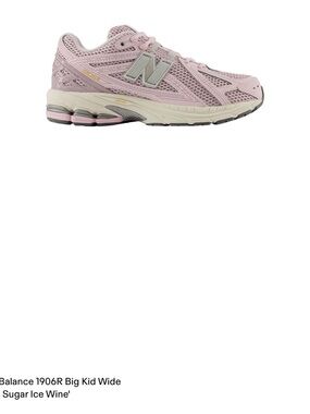 New Balance kids 4.5Y 1906R Running Shoe - Sugar Ice Wine (Pink)